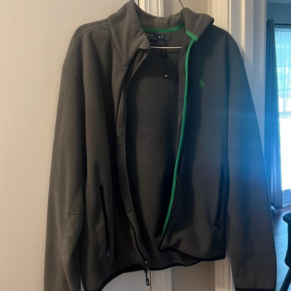 Gray Polo Jacket. No stains - Picture 1 of 5